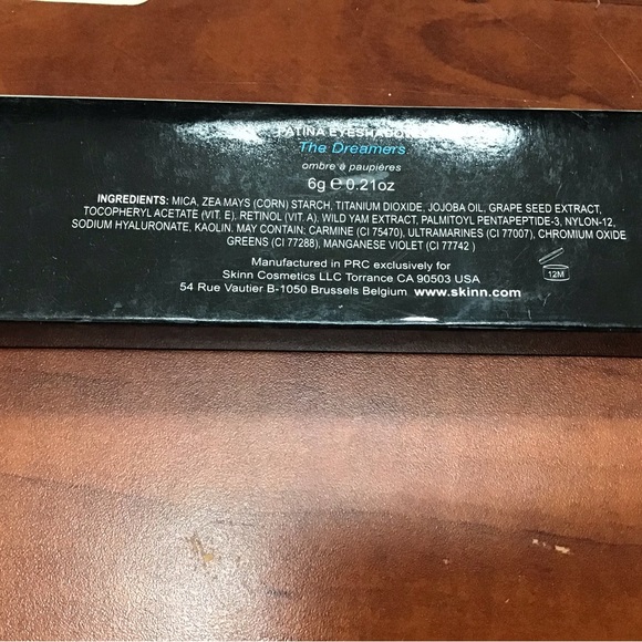 SKINN Patina Eyeshadow Palette The Dreamers Of 6 Assorted Colors ~ FULL SIZE new - Picture 5 of 8